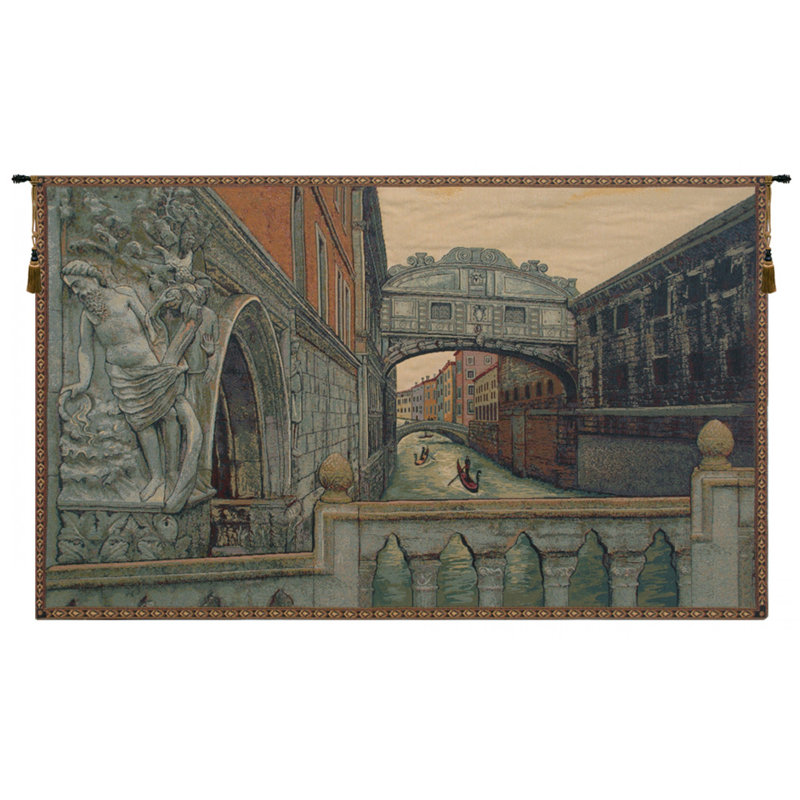 Italian Loom Woven Cotton Blend Wall Hanging