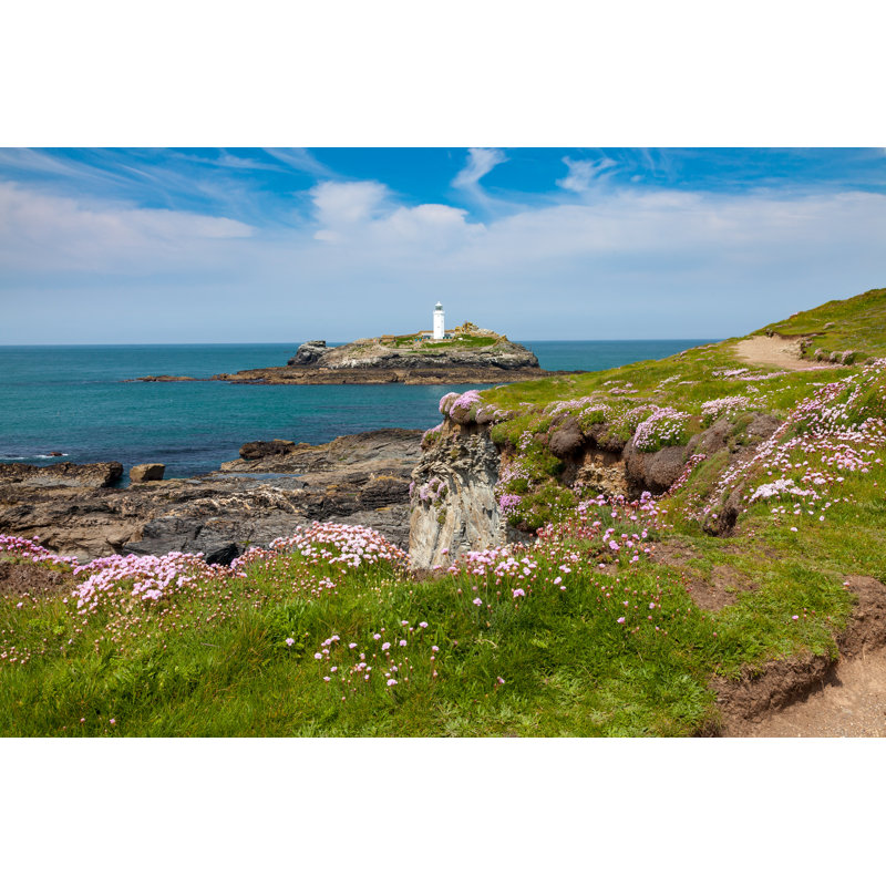 Claypoole Claypoole Godrevy Cornwall, England, UK by Jack Vanden Heuvel - Wrapped Canvas Print, 30cm H x 46cm W x 3.8cm D