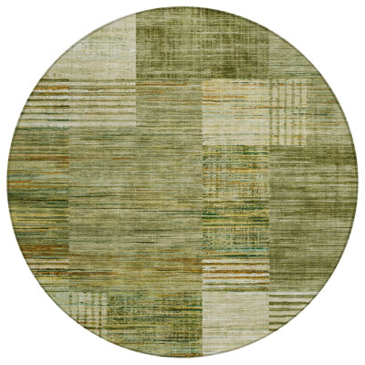 Machine Washable Indoor/Outdoor Meredith ACN2149 Geometric Rug