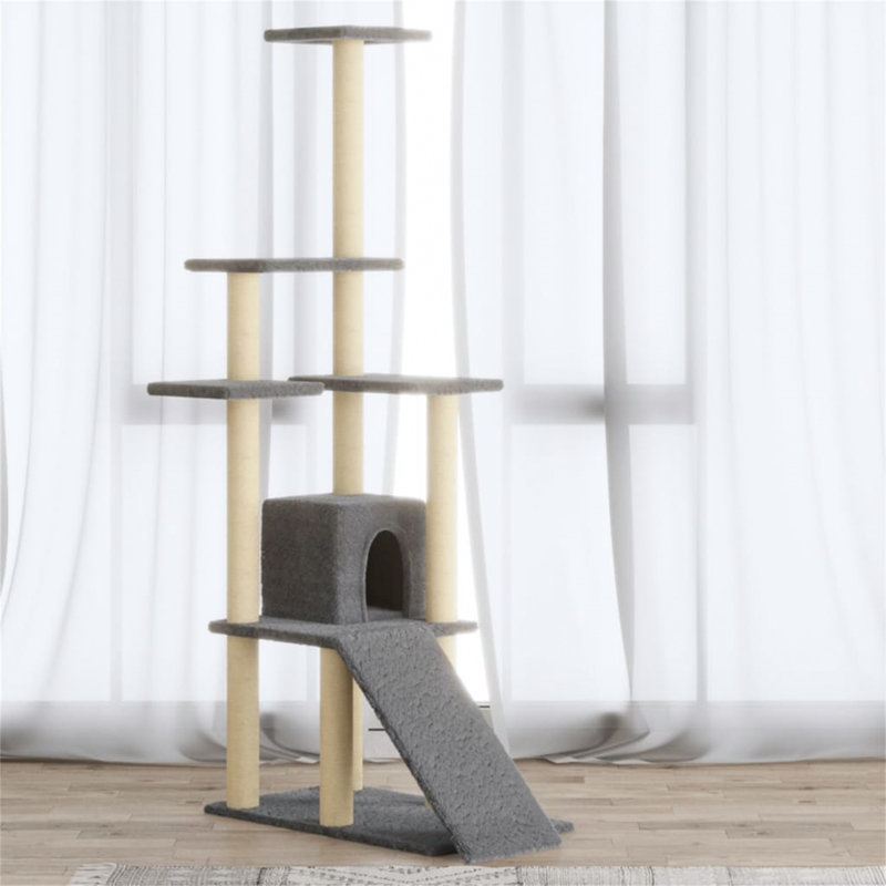 Ruislip 155cm H Cat Tree, Light Grey