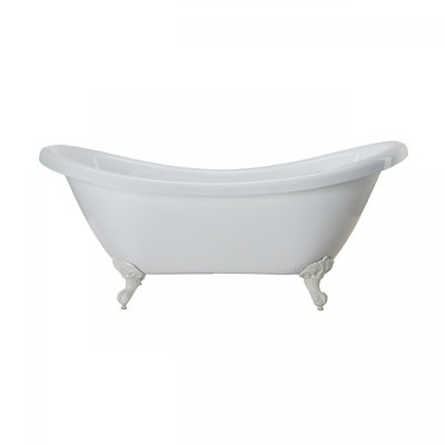 Victoria 68.75'' x 28.5'' Freestanding Soaking Acrylic Bathtub