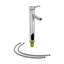 Talula 25" Corner Glass Wall Mounted Square Vessel Bathroom Sink with Faucet