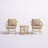 Raynette 2 - Person Patio Conversation Set with Cushions-2050673567
