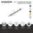 Kingston Brass Edenscape 60-Inch to 72-Inch Adjustable Shower Curtain Rod with Rings Combo-18834903