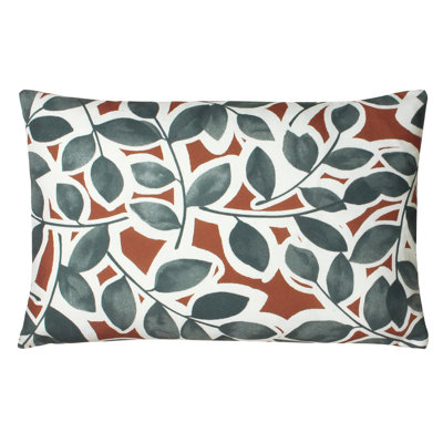 Floral Rectangular Lumbar Pillow Cover