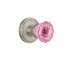 Classic Rosette with Crystal Pink Door Knob-1066874528-1066874539