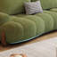 Canapé modulaire en polyester vert