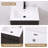 24'' Modern Freestanding Single Bathroom Vanity With Ceramic Top-1990899332
