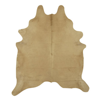 Handmade Cowhide Taupe Rug