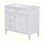 Meuble-lavabo simple 36 po avec plateau Debbrah-715949368