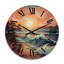 Horloge murale en bois massif Caylim-45352366