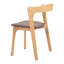 Ensemble de chaises Pioro (ensemble de 2) brun et naturel