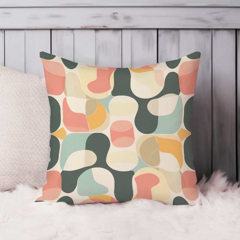 Abstract Retro 70s Hippie Groovy Pattern IV Retro