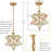 Drissia 1 - Light Gold Star Pendant