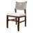 Orla Dining Table Set With Upholstered Rope Back Dining Chairs