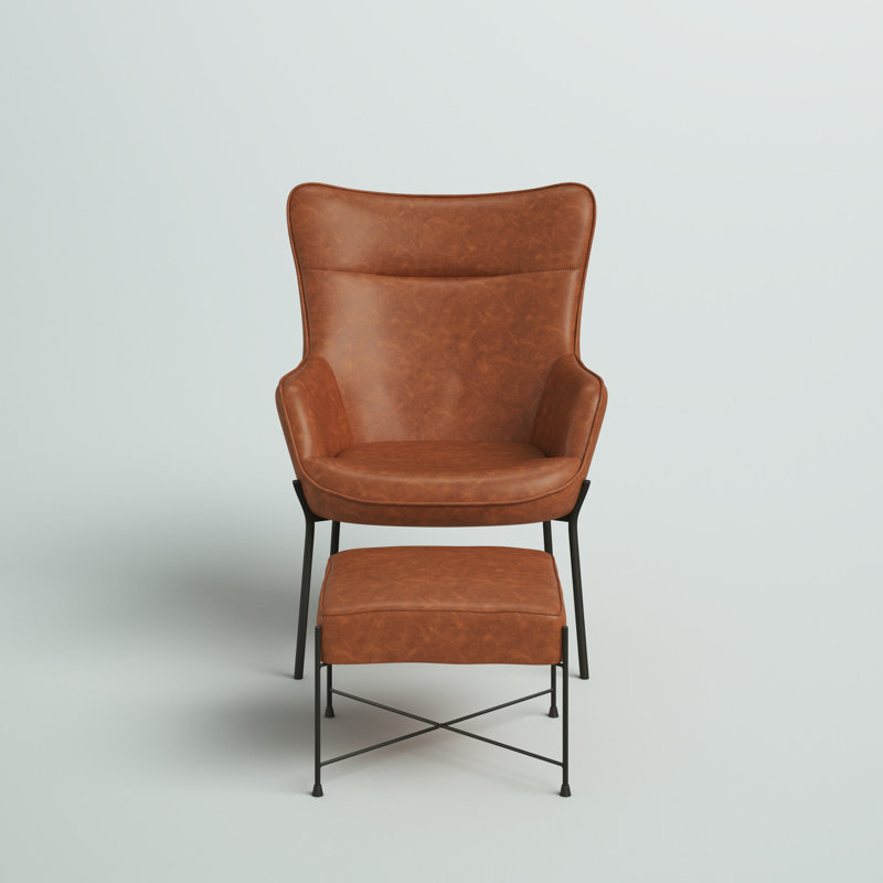 Méridienne large avec repose-pieds 28,5 po Bayliegh, Chameau