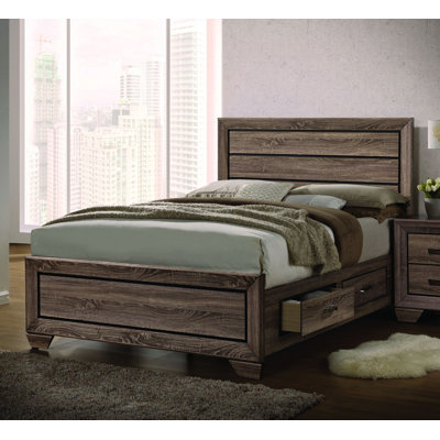 Lit plateforme de rangement Zuri
