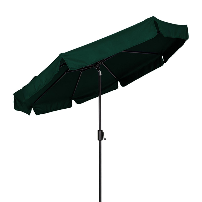  Parasol de patio vert forêt 9 pi Linea, Green