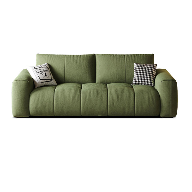 Green 100% Polyester Modular Sofa Cushion Couch, 29.92" H x 74.8" W x 41.34" D