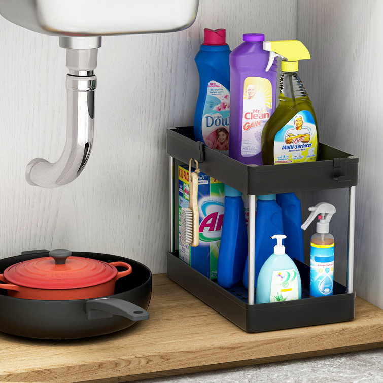 Meldevo Plastic Under Sink Organizer & Reviews