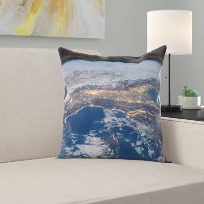 Microsuede Throw Pillow