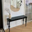 Console rectangulaire en bois massif noir-912892333