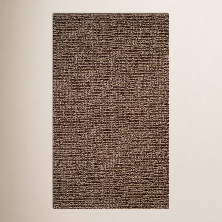 Auckland Handwoven Flatweave Jute/Sisal Brown Area Rug