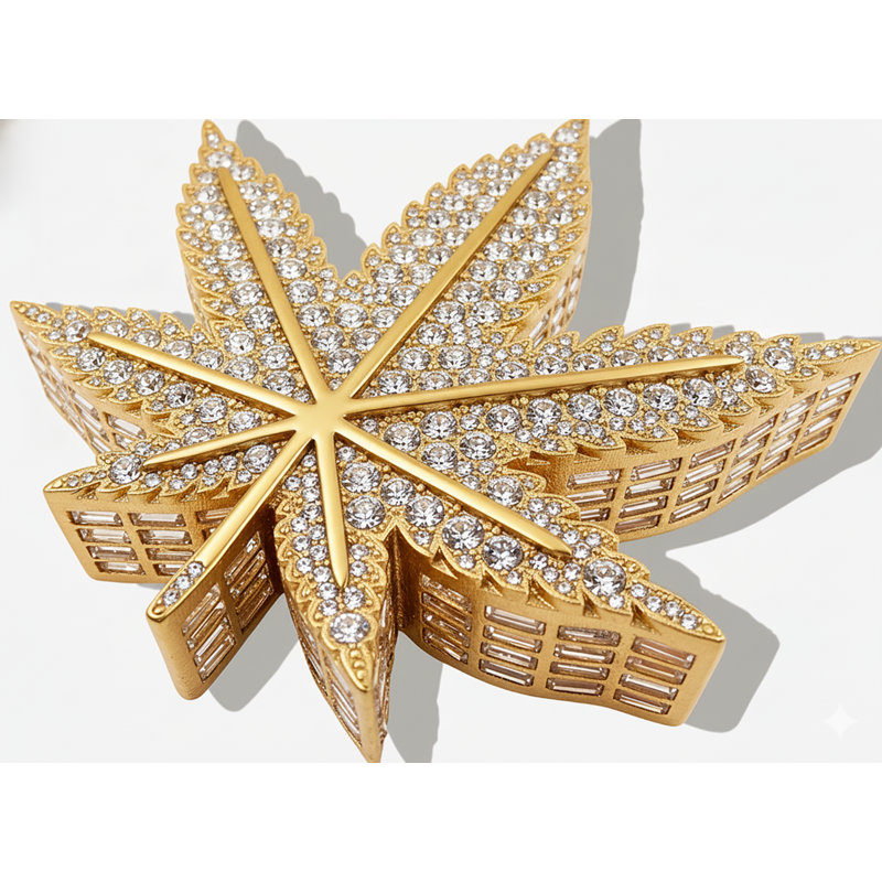 Leaf Of Bling, Gold