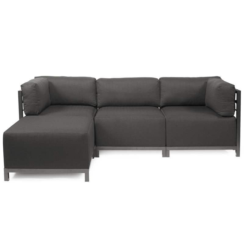 Woodsen Upholstered Armchair, Acrylic - Coco Stone, Titanium