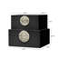 2 Pieces Jewelry Boxes for Women, Modern Design Decoration Makeup Storage Boxes with Lid-1919940641