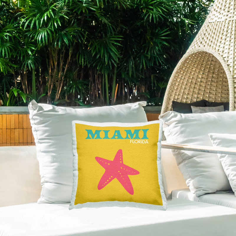 Coussin extérieur Miami Summer