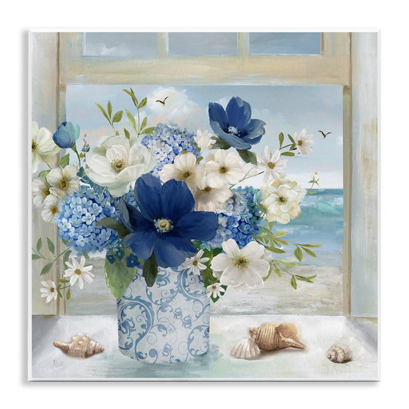 Plaque murale «Seaside Blue & White Arrangement», design par Nan