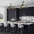 Dalisia 3-light Rustic/Farmhouse Black Semi Flush Mount