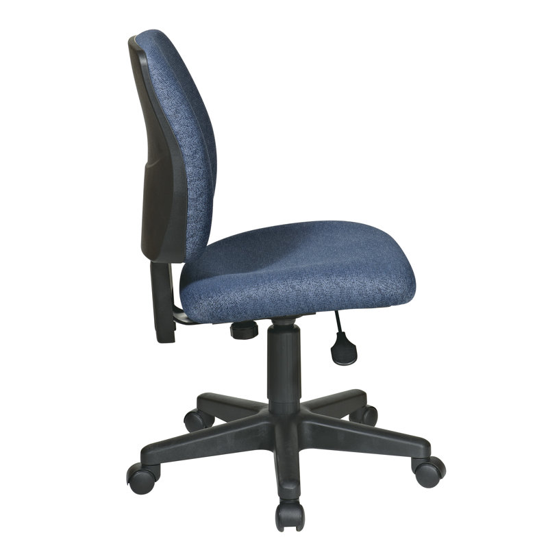 Chaise de travail Hathcock, Parenthèses - bleu, Non inclus