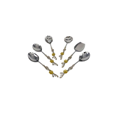 Gilcrease 6 Piece Stainless Steel Hostess Set