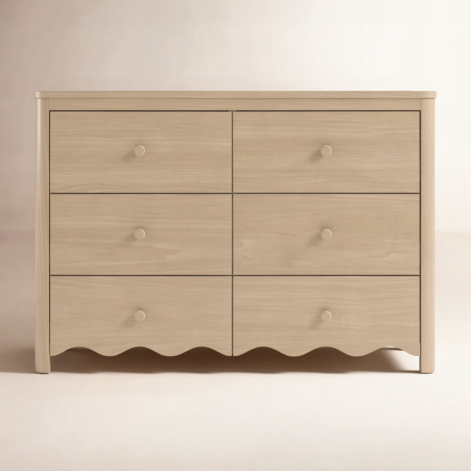 Casablanca 6-Drawer Double Dresser, Driftwood