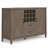 Ela 54"W Solid Wood 2-Door Sideboard Buffet with Wine Rack and 2 Drawers