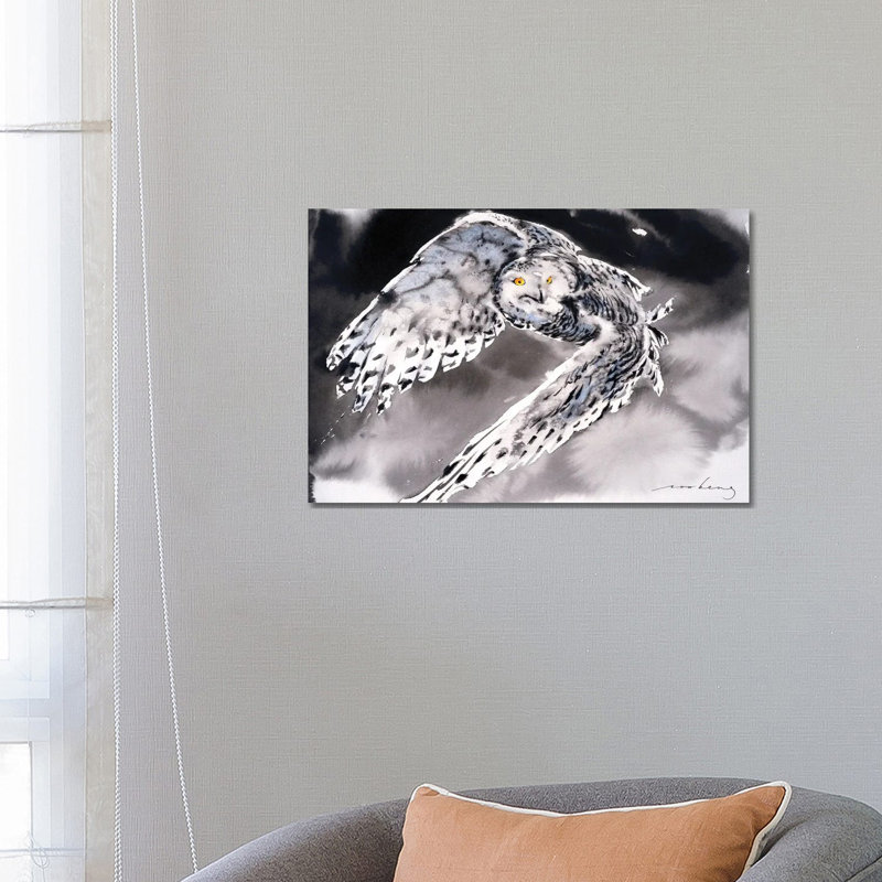 Snowy Owl II by Soo Beng Lim - Wrapped Canvas Print