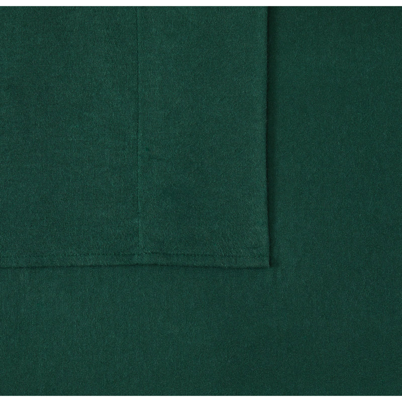 Ensemble de draps 100% flanelle Traditional, Ensemble de draps pour grand lit + un drap-housse , Vert