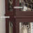 Eyisean Corner Curio Cabinet with Light Bulb, Tempered Glass Doors, Floor Standing Glass Display Cage with 6 Tempered Glass Shelves, Wine Cabinet Storage Rack for Bar and Liquor Storage-1485348210-1483231375
