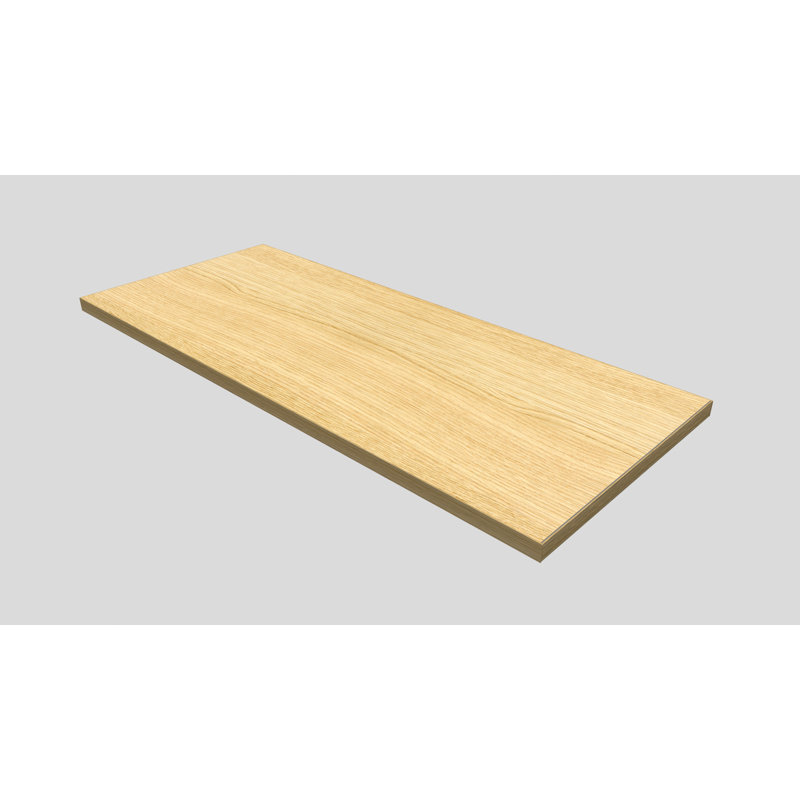 Shelf Board, (1 Shelf) 0.6"H x 23.6"W x 9.9"D, Beige