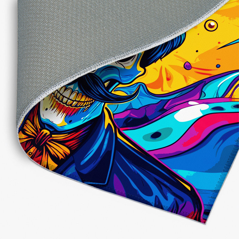 Tapis intérieur et extérieur Radiant Streams, Rectangle 1 pi 6 po x 2 pi 6 po