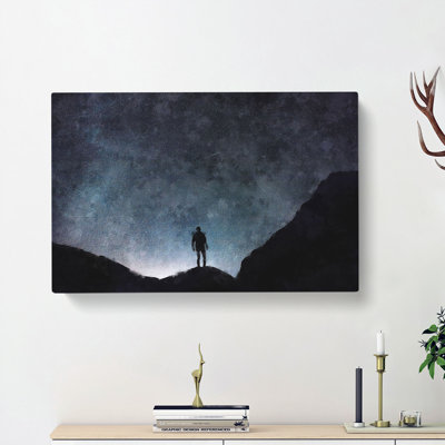 Watching The Stars - Wrapped Canvas Painting