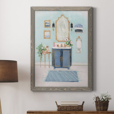 " Blue Bath II " Painting Print