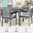 Martha Stewart 71" All-Weather Patio Dining Table With Umbrella Hole-124299452-109713843