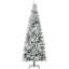 ? Décoration de Noël - Arbre de Noël artificiel enneigé enneigé 9 pi avec branches réalistes et 1084 pointes