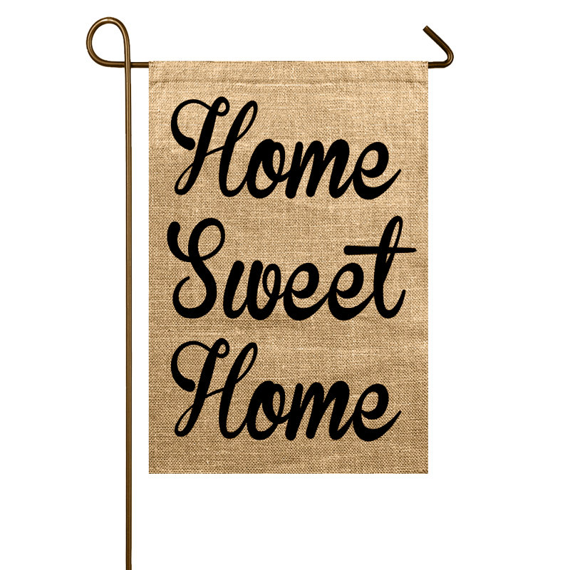 Drapeau Helaman Home Sweet Home Garden