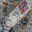 Tapis bleu / orange Alena-68032983