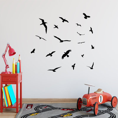 Adhésif décoratif vol d'oiseaux Clennell