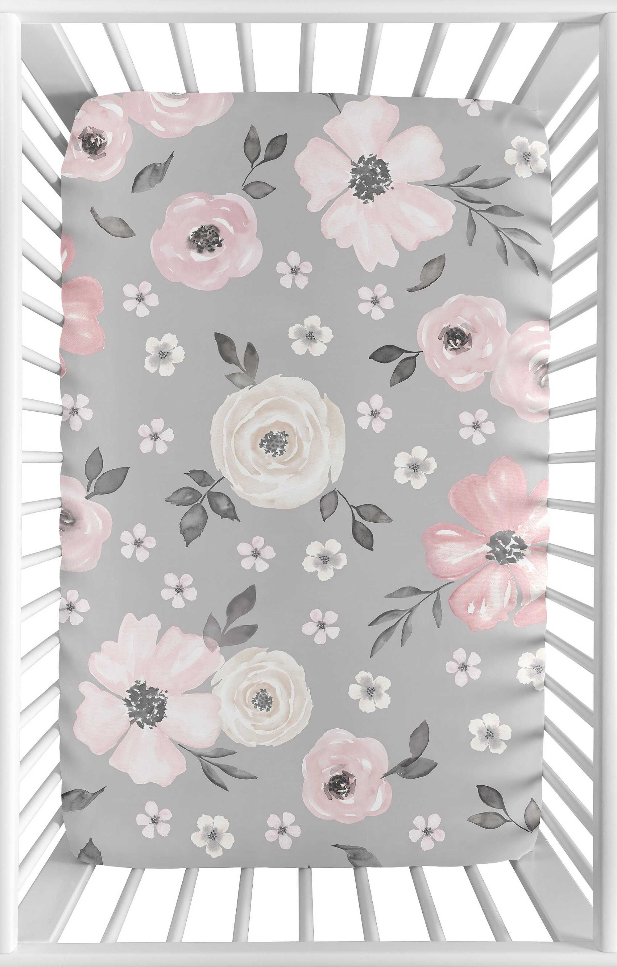 Sweet Jojo Designs Mini Fitted Crib Sheet & Reviews | Wayfair